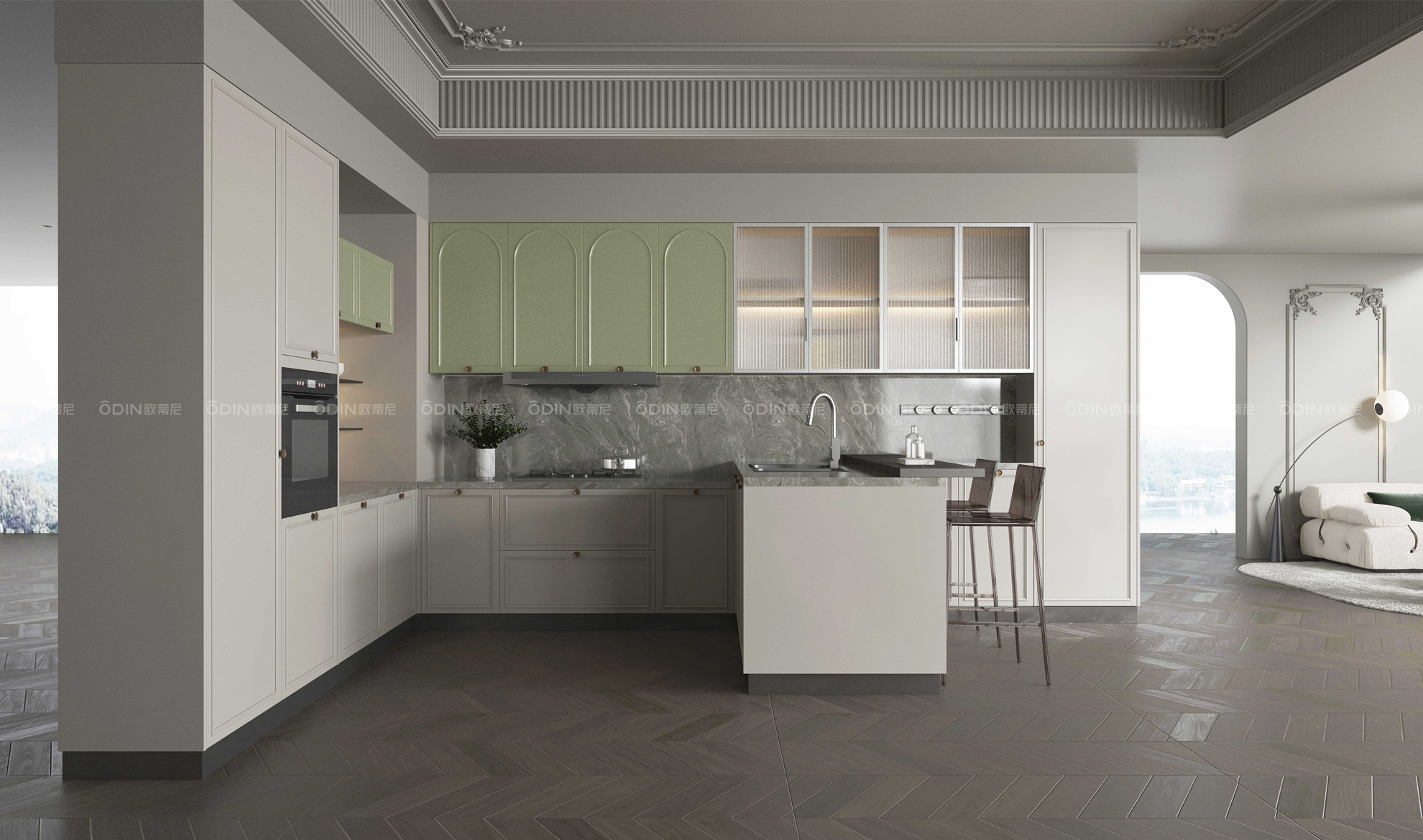 蔓蒂裝修風格櫥柜效果圖2