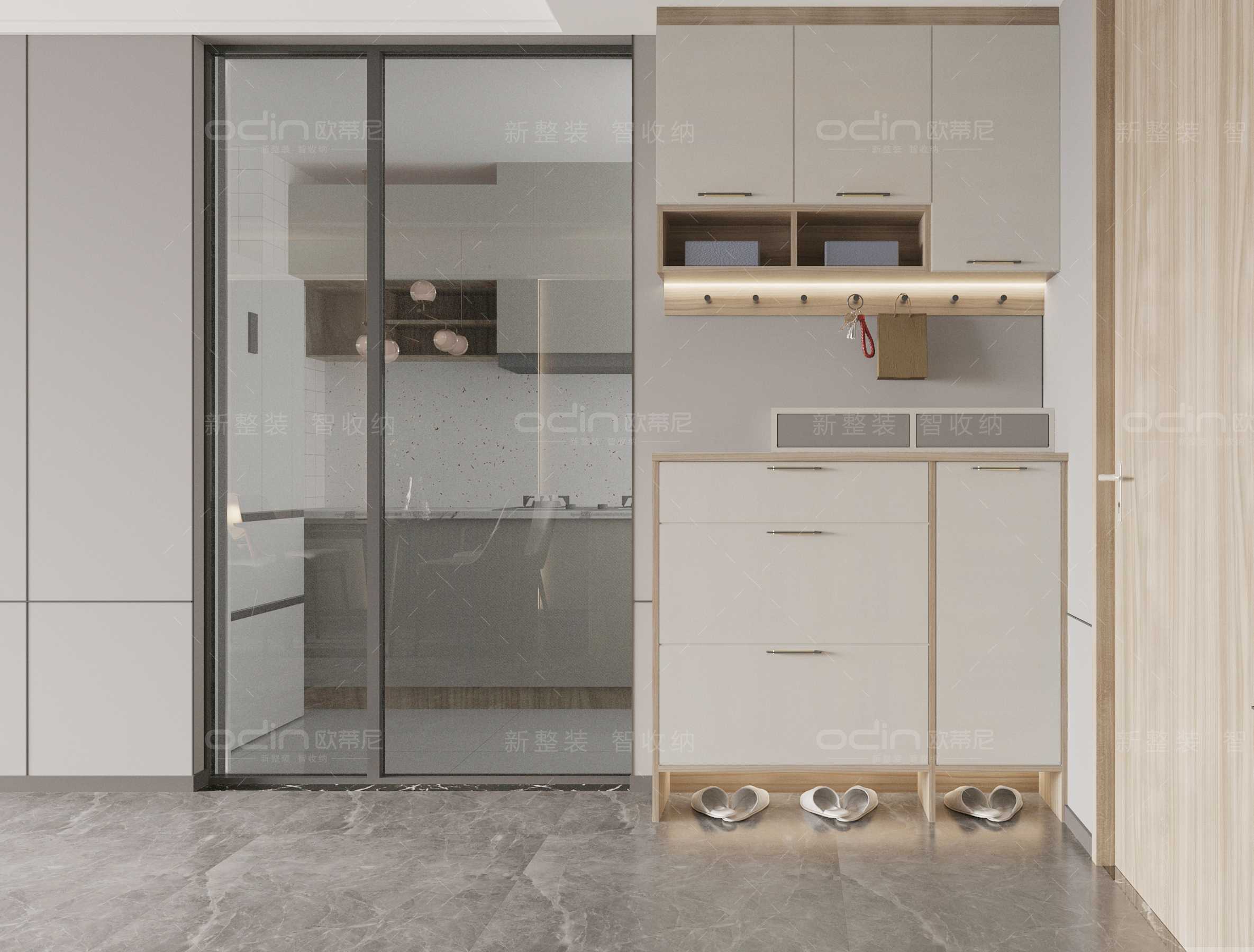 寇時尚現(xiàn)代裝修風(fēng)格全屋定制入戶柜6